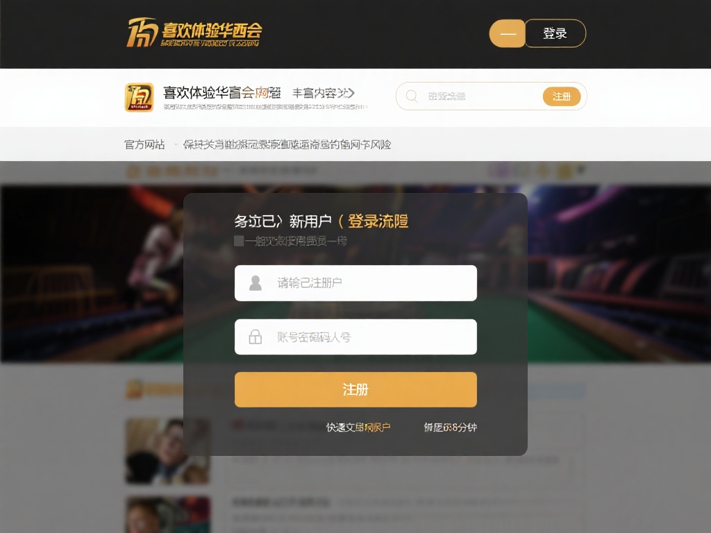华体会网页登录 (华体会网页登录:畅享便捷体育娱乐新体验) 想要体验华体会的丰富内容,首先需要掌握登录流程。打